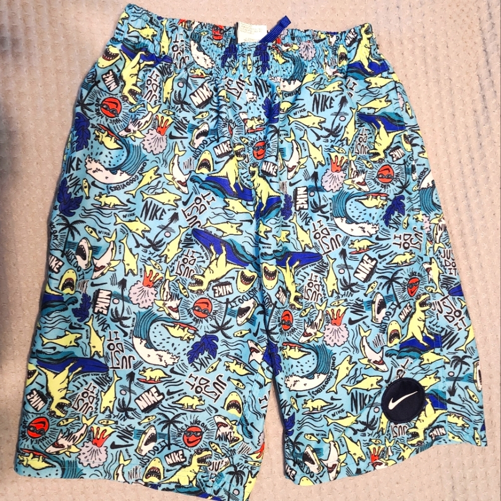 Boys Nike large swim trunks